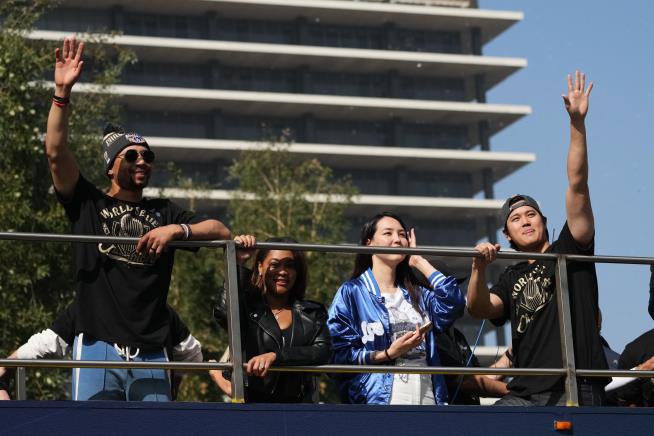 Dodgers celebrate historic back-to-back World Series titles with downtown parade, stadium rally