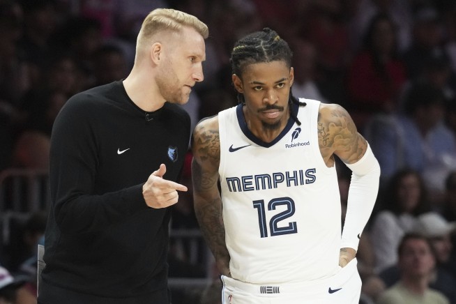 NBA fines Grizzlies' Ja Morant $75,000 for continued finger-gun gestures, after warning him to stop