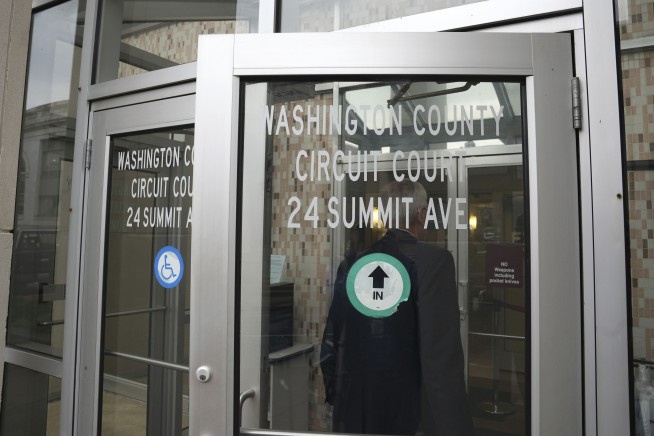 A slain Maryland judge presided over the divorce case of man identified as a suspect in his killing