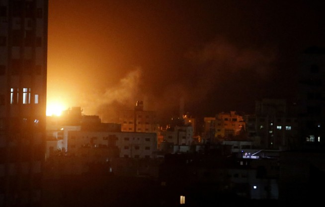 Israel hits targets across Gaza after rocket attack