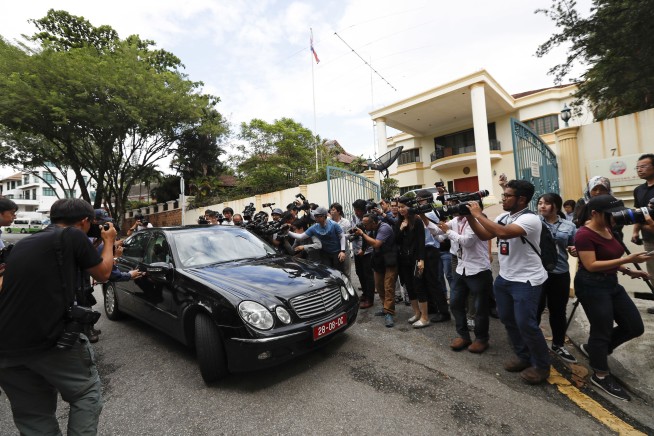 The Latest: N. Korean envoy rejects Malaysian autopsy