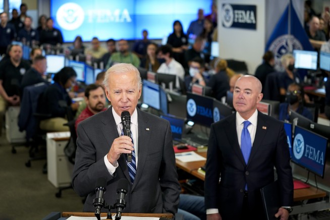 Biden to storm-ravaged Florida: 'We're not going to leave'