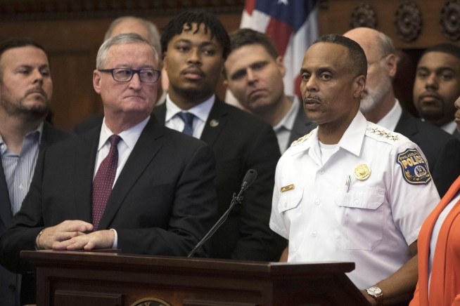 Philly police head resigns after mayor reads bias lawsuit