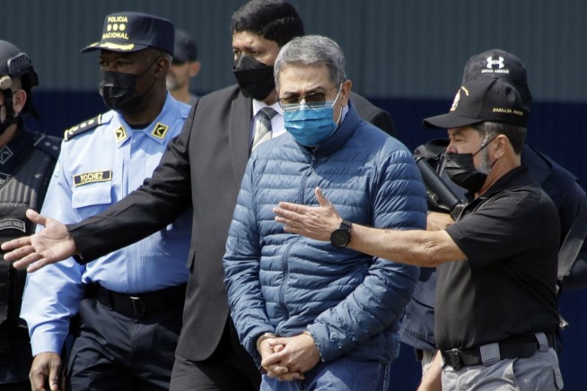 Former Honduran president sentenced to 45 years for helping traffickers get tons of cocaine into US