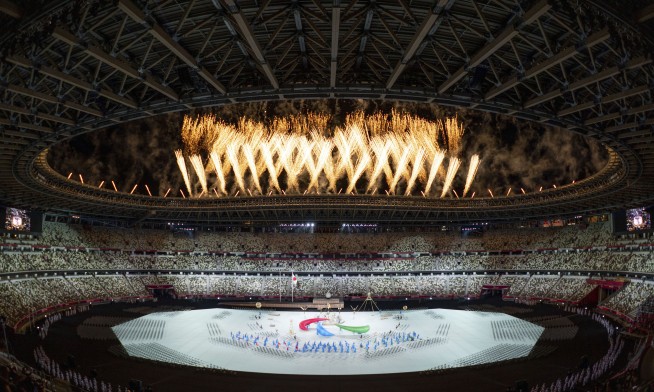 Paralympics open in empty stadium — just like Olympics
