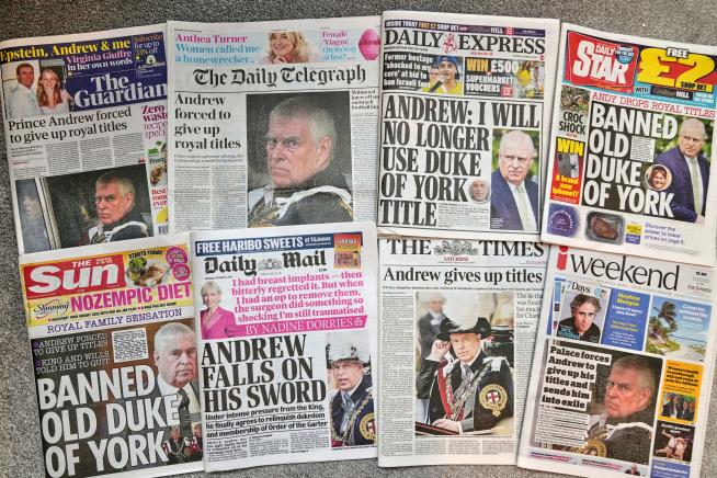 Pressure builds on Prince Andrew to vacate mansion he rents for the nominal sum of a peppercorn