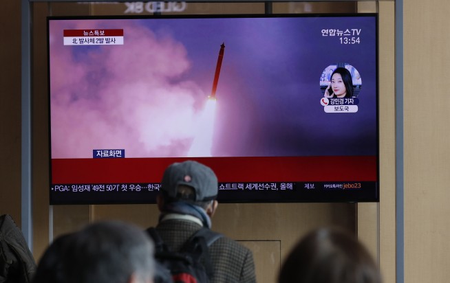 South's military: North Korea fires unidentified projectiles