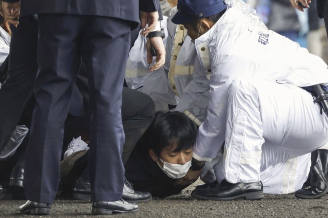Explosive thrown at Japan PM at campaign event; 1 hurt
