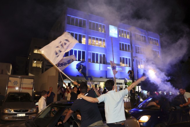 Greece's conservative New Democracy party wins landslide election victory for second 4-year term