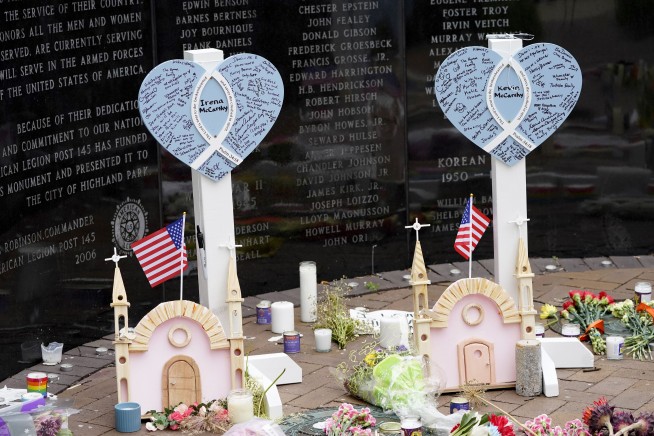 In the midst of chaotic shooting, strangers save a young boy