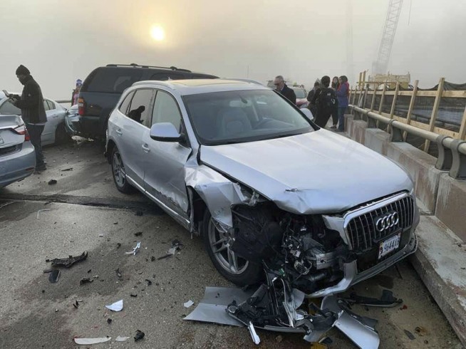 Police: 63-vehicle pileup in Virginia results in injuries