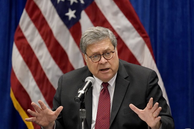 Trump says Barr resigning, will leave before Christmas