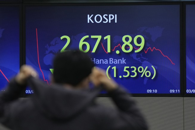 Oil prices jump, shares sink as Ukraine conflict deepens