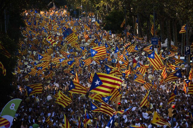 Catalonia steps up separatist challenge with Oct. 1 vote