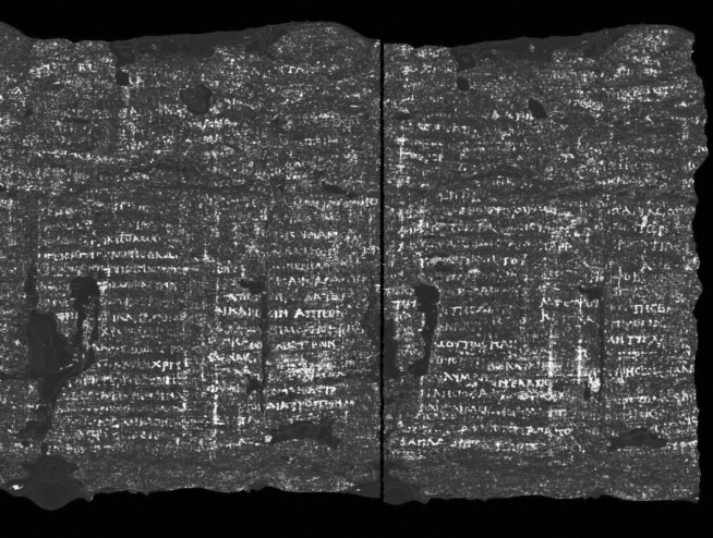 AI and scientists unite to decipher old scrolls charred by the Vesuvius volcano