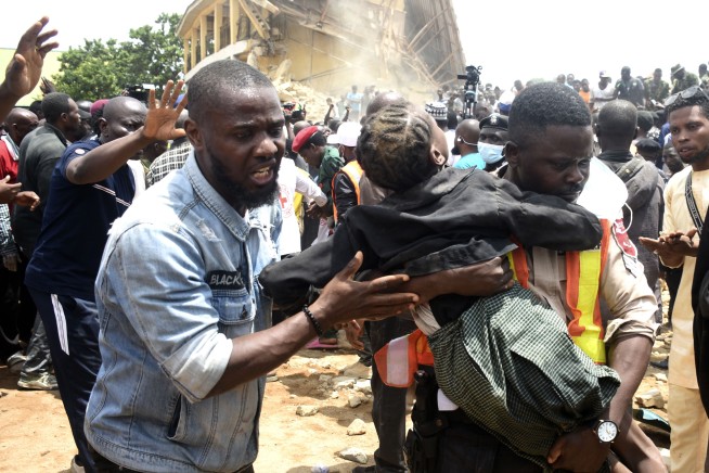 The collapse of a school in northern Nigeria leaves 22 students dead, officials say