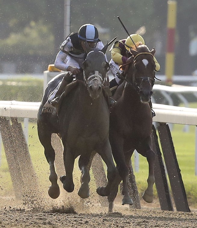 Tapwrit wins Belmont Stakes by 2 lengths for Pletcher