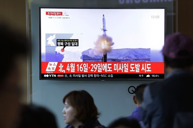 In testing missile, N. Korea challenges South's new leader