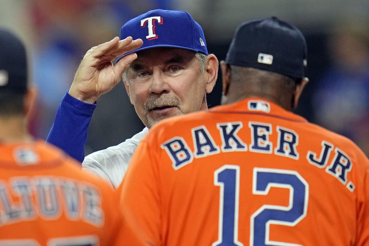 Rangers manager Bruce Bochy's hilarious take on biggest difference with  Astros' Dusty Baker ahead of ALCS