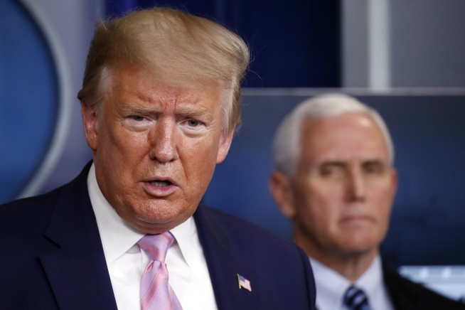 Trump resists national shutdown, leaving it up to states