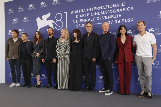 ‘Beetlejuice Beetlejuice’ stars Winona Ryder, Michael Keaton attend Venice Film Festival opening