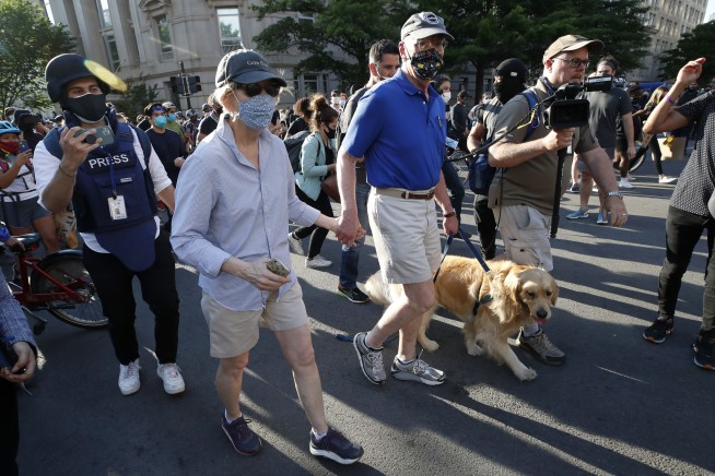 Pelosi urges Trump to be 'healer in chief' as protests rage