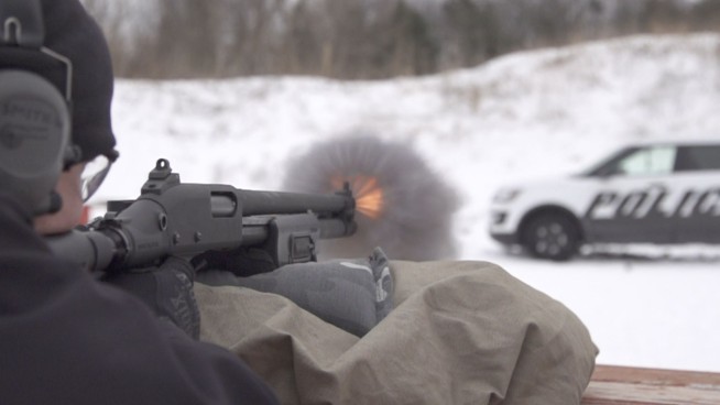 Ford makes police car doors that stop armor-piercing bullets