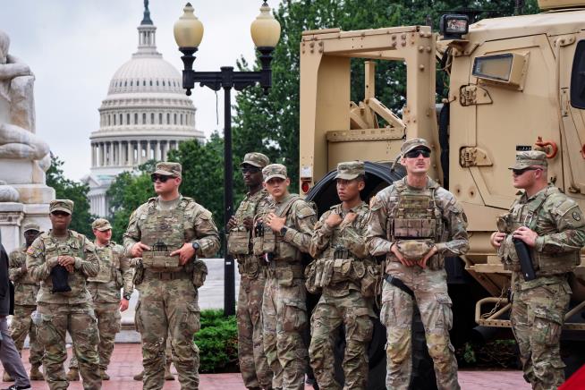DC police detained man for protesting National Guard patrol with Darth Vader song, lawsuit says