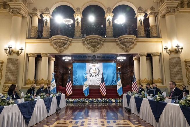 'Do not come': Harris seeks 'hope at home' for Guatemalans