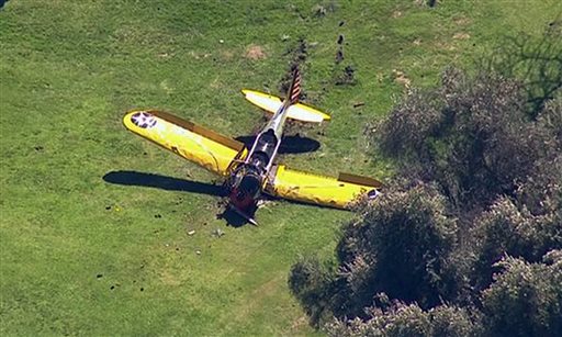 AP source: Harrison Ford crash-lands small plane in LA