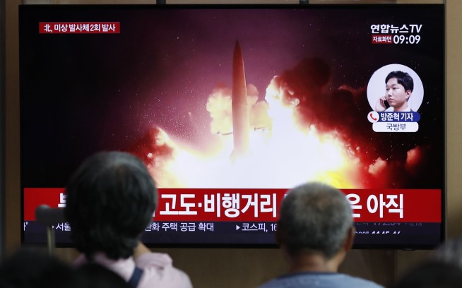 N. Korea fires more projectiles, rules out talks with South