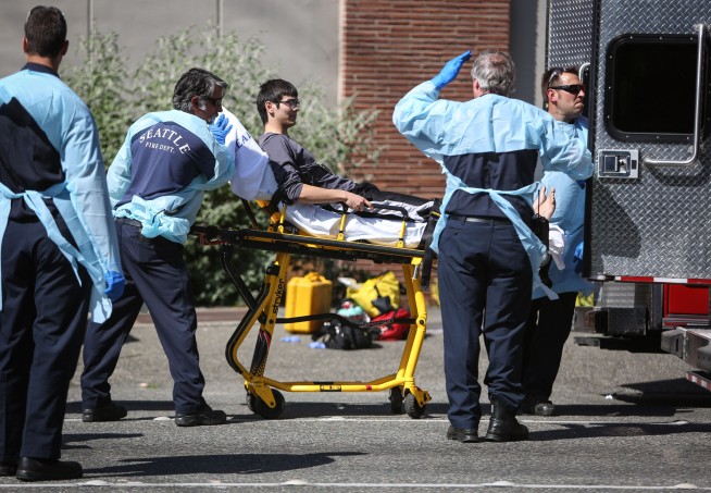 Video shows dramatic takedown of Seattle university gunman