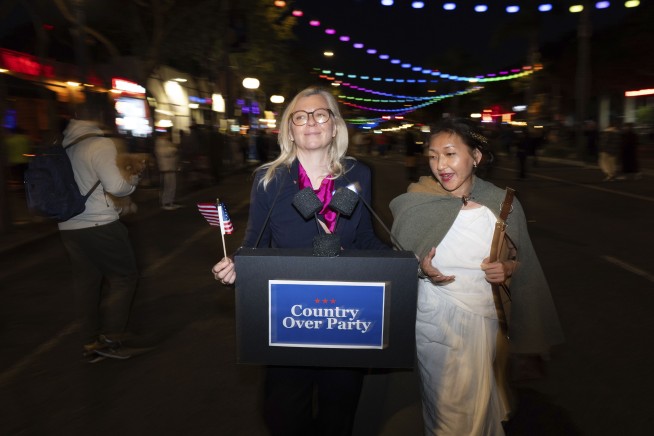 Harris assails Trump for saying Liz Cheney should have rifles 'shooting at her'