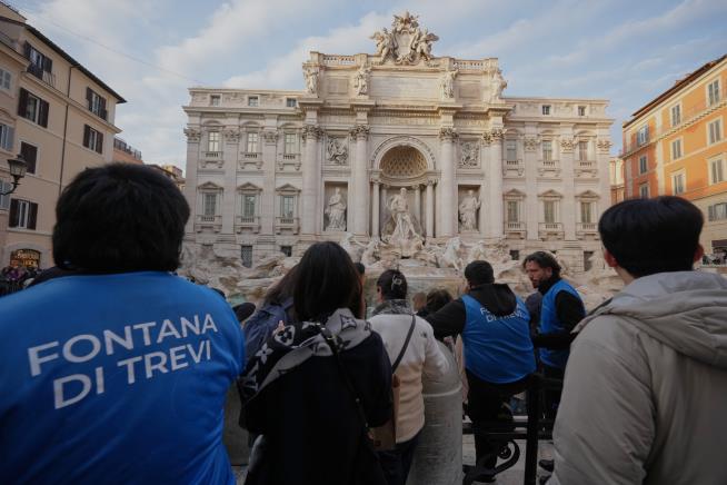 Visiting the Trevi Fountain now will cost more than just a coin toss with a 2-euro tourist fee