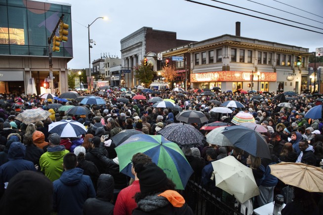 An open door and a massacre: Gunman kills 11 at synagogue