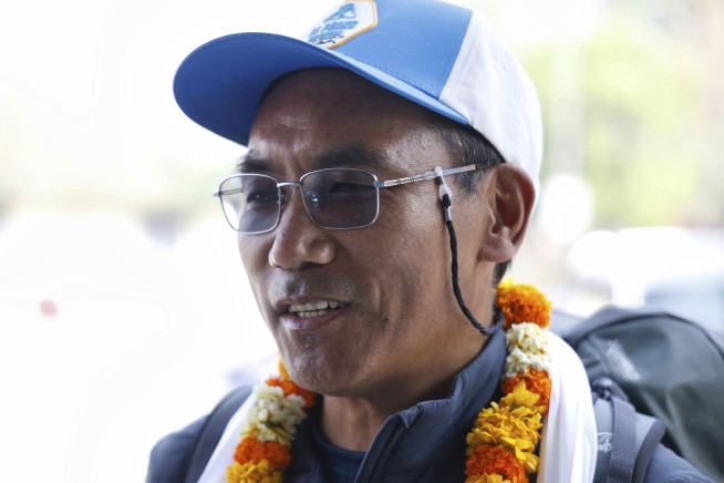 Famed Sherpa guide climbs Mount Everest for the record 31st time