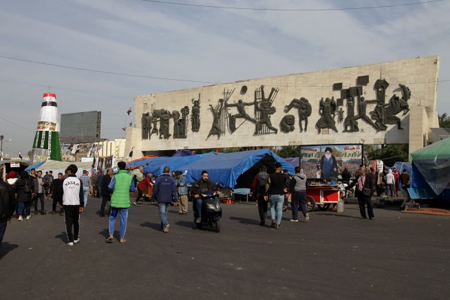 Iraqi supporters of Iran-backed militia attack US Embassy