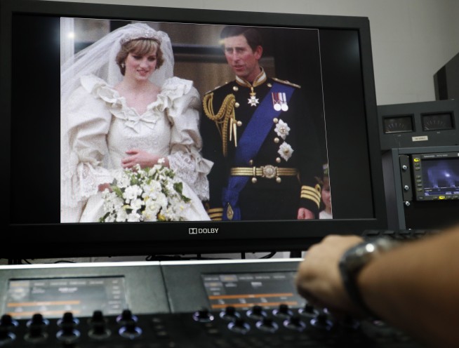 AP releases restored footage of Charles and Diana's wedding