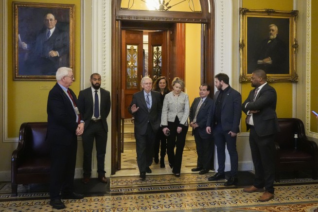 McConnell will step down as the Senate Republican leader in November after a record run in the job