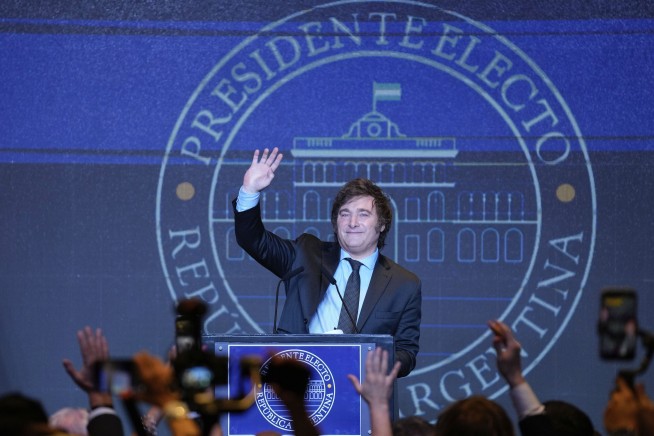 Fiery right-wing populist Javier Milei wins Argentina's presidency and promises 'drastic' changes