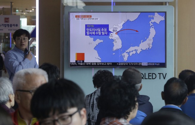 North Korea fires suspected cruise missiles after US drills