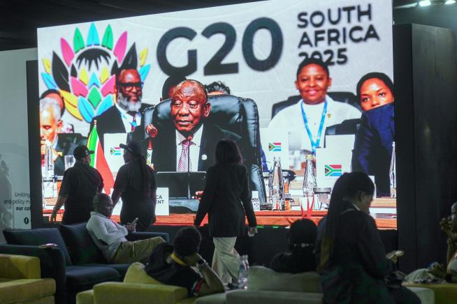 Trump says he's barring South Africa from participating in next year's G20 summit near Miami