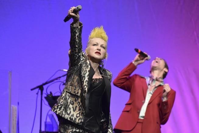 Stars join Cyndi Lauper's benefit concert for homeless youth
