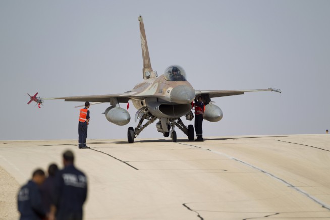 Israel downs Iranian drone and strikes Syria, F-16 crashes