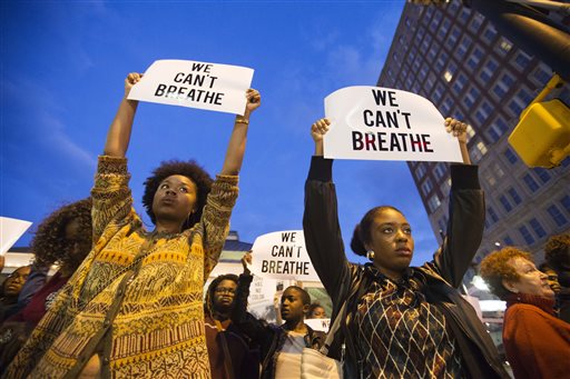 Reaction to grand jury finding in chokehold death