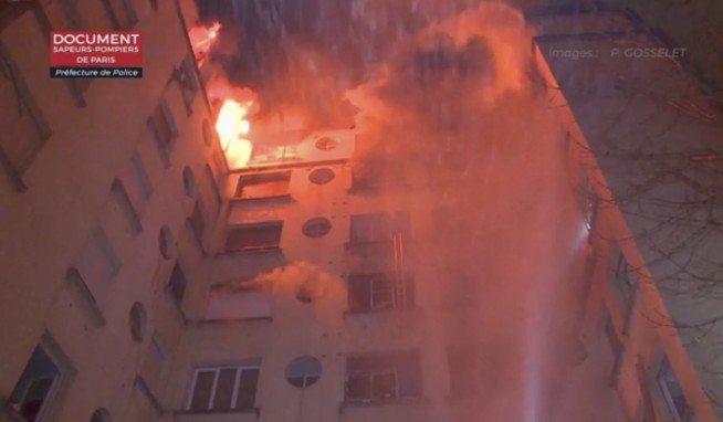 Paris building fire claims 10 lives; arson suspected