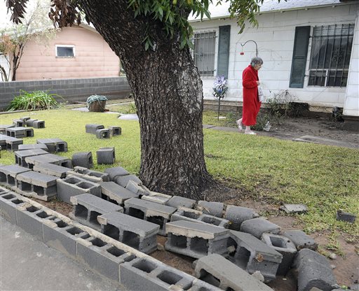 Heavy rain in West Texas floats some travel trailers away