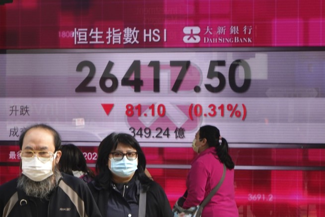 Stocks fall on worries about virus' spread, but pare losses