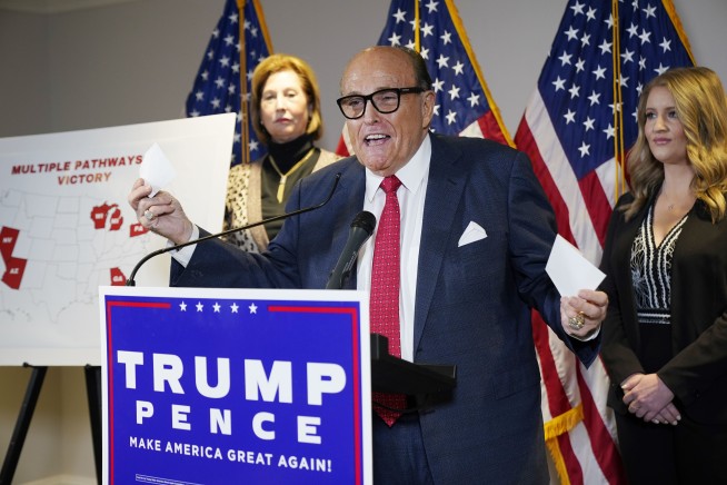AP source: Feds execute warrant at Rudy Giuliani's NYC home