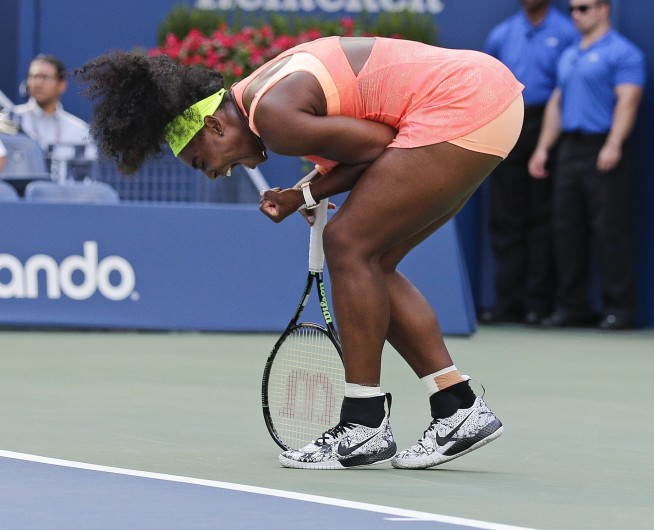 The Latest on US Open: Serena beats Keys in straight sets